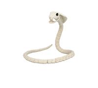 Boland 72417 Serpent Squelette Taille 102 cm Squelette en plastique Serpent Boa Snake Décoration pour Halloween, Carnaval ou Fête à thème, Beige/Noir