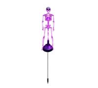 Squelette d'halloween À Énergie Solaire Décoration LED Étanche avec Joints | Lampes Solaires de Chemin Halloween Pour Pelouse, Jardin, , Porche Et Fête De
