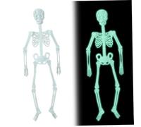 Squelette Phosphorescent, 59, 06 Pouces, décor Lumineux d'halloween | Brille dans des conditions de faible luminosité, s'adapte aux configurations de maisons hantées, idéal pour les fans d'Hallo