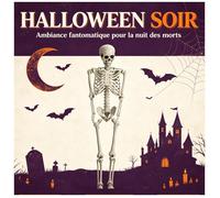 Squelette Posable Prop Taille Réelle En Plastique Halloween Os Humains Squelette Fournitures De Fête