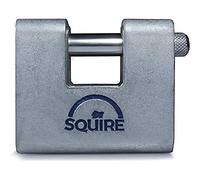 Squire Henry ASWL1 Cadenas en laiton blindé 5 broches Argenté 60 mm (L) x 25 mm (largeur)