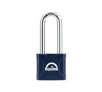 Squire HSQSLP4525 Stronglock Plus Cadenas laminé 45/2,5 mm de long avec anse en acier trempé - Résistant aux intempéries - Idéal pour chaînes, portails, abris de jardin et casiers - Argenté