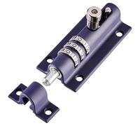 Squire Serrure de porte Squire Combi Bolt (COMBI3) - Pêne de verrouillage à combinaison 3 roues coulissant et inviolable - Corps moulé résistant aux intempéries - Serrure de porte de haute sécurité