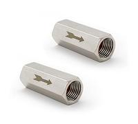 SRJQXH 2 Pièces Clapet Anti-Retour 1/4" Hexagonal Air à Sens Unique Pour Réservoir Sous Pression de Chaudière