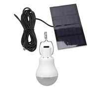 Srliya Ampoule Solaire LED Portable, Rechargeable, pour Randonnée en Plein Air, Pêche, Tente de Camping