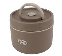 Srliya Boîte à Déjeuner Ronde à 2 Niveaux en Acier Inoxydable de 550ml, Récipient Alimentaire isolé étanche pour le Travail et L'école (#2)