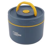 Srliya Boîte à Déjeuner Ronde à 2 Niveaux en Acier Inoxydable de 550ml, Récipient Alimentaire isolé étanche pour le Travail et L'école (#6)