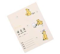 Srliya Cahier d'exercices pour l'école Primaire, Papier Durable, Facile | Jolie couverture de dessin animé, taille compacte, utilisation multifonctionnelle, outils d\'apprentissage à l\'école