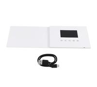 Srliya Carte de Vœux Vidéo Brochure Vidéo Carte de Vœux électronique avec écran LCD pour Cadeau D'Anniversaire Fête des Pères Fête des Mères Noël Anniversaire (Batterie Li-ion 4,3 pouces 500 mAh)