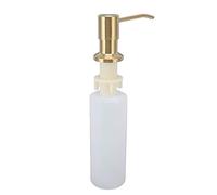 Srliya Distributeur de Savon Rotatif en Acier Inoxydable pour évier de Cuisine, Pompe Multifonctionnelle de 300 ML pour Liquide Vaisselle à Main, Matériau Durable, adapté à la Cuisine ou à la Salle