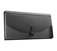 Srliya Dossier Extensible avec 13 Pochettes, étanche (Noire) | Plastique durable, force de serrage serrée, organisation professionnelle