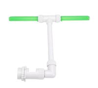 Srliya Fontaine D'arrosage de Piscine en PVC Fluorescent, Arroseur de Cascade de Piscine à Double Jet avec Débit d'eau Doux et Stable pour Piscines Hors Sol et étang de Spa