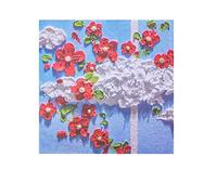 Srliya Notes Autocollantes avec des Motifs de Peinture à l'huile (Nayuki | Écriture brillante, couleurs vives, facile à utiliser, adaptée à toutes les surfaces