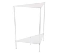 Srliya Présentoir de Table D'appoint d'angle Compact en Acrylique - Étagère Debout élégante pour Entrées et Couloirs