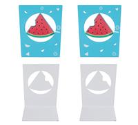 Srliya Serre-Livres en Métal, Design Unique pour l'organisation du | Matériau durable, Coussinets en mousse antidérapants, Bords arrondis, Conception peu encombrante