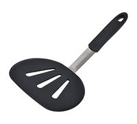 Srliya Spatule Ronde Large en Silicone Flexible, Poignée Ergonomique pour œufs à Crêpes, Ustensiles de Cuisine Antiadhésifs, Lavable au Lave-vaisselle
