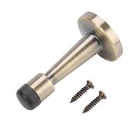 Srliya Support de Butoir de Porte Anti-Collision en Caoutchouc, Alliage de Zinc, Accessoire de Bureau, D'hôtel et de Maison (Dessus de porte en alliage vert ancien petit)