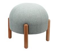 Srliya Tabouret Repose-Pieds Rond, Design Nordique, Multifonctionnel, Mignon, en Forme de Champignon, pour Salon, Chambre à Coucher, Bureau (Verte)