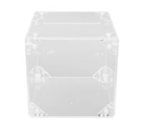 Srliya Tirelire en Acrylique Transparent Transparent Qui Ne Peut Pas être Ouverte pour Adultes, Les Enfants Doivent Se Casser pour Ouvrir la Boîte D'économie d'argent 4,72 X 4,72 X, Pouces pour