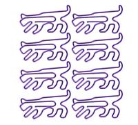 Srliya Trombones Mignons, Conception en Métal à Serrage Solide (Dinosaure) | Style animal, surface brillante, résistant à la rouille, polyvalent, organisation de fichiers