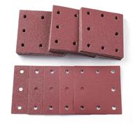 Sruhrak 110x115 mm Papier a Ponce 40/60/80/120/240 Grains Feuille Ponceuse | 50 Pièces Papier Abrasif Abrasives Papier pour Ponceuse Vibrante Polir et Enlever La Rouille