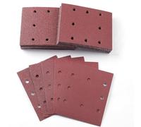 Sruhrak 115x145 mm Papier a Ponce 40/60/80/120/240 Grains Feuille Ponceuse | 50 Pièces Papier Abrasif Abrasives Papier pour Ponceuse Vibrante Polir et Enlever La Rouille