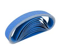 Sruhrak Lot de 10 Bandes Abrasives 30 x 533 mm Grain 60/80/120/240/400