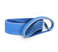 Sruhrak Lot de 30 Bandes Abrasives 10 x 330 mm Grain 60/80/120/240/400 | Corindon de zirconium adapté aux ponceuses à bande, ponçage métal, bois et décapage de peinture