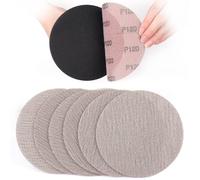 Sruhrak Treillis Feuilles Abrasive 150mm, 30 Pièces Papier a Poncer 120 Grains Abrasives Papier pour Ponceuses pour cloisons sèches