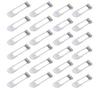 SRunDe 24Pièces Anneaux de Fixation à Ressort de 50mm/60mm Ressort Clip | Retenue Anneau Fermoir pour lampe LED Encastrable GU10/MR16 Downlight Spot Ampoule Support Anneau Luminaires