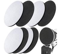SRunDe 8 Pièces Disque Polissage 150mm Feutre Tampon Polissage Voiture | 150mmpour Ponceuse Excentrique Polissant Fixation Polissage Auto Jante Verre Marbre Meuble Bois Compatible avec Bosch Festool