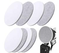 SRunDe 8 Pièces Pad Polissage 150mm Feutre Disque de Polissage 150 mm | Ponceuse Excentrique Polissage Peinture Auto Jante Verre Marbre Meuble Bois Compatible avec Bosch Festool Metabo Mirka FLEX