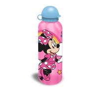 SRV Hub® Bouteille d'eau en aluminium de 500 ml, motif Minnie Mouse, bouteille réutilisable pour enfants à partir de 3 ans (1 bouteille d'eau Violet)