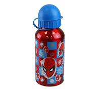 SRV Hub Bouteille d'eau Spiderman, 400 ml, boissons scolaires en aluminium, 13,5 oz, bouteille isotherme KBT Disney pour enfants, sport, léger, anti-fuite, cyclisme, course à pied, camping, extérieur
