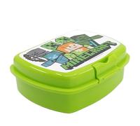 SRV Hub Minecraft Creeper Boîte à sandwich en plastique sans BPA pour enfants de 3 ans et plus - 17,5 cm