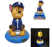 SRV Hub Paw Patrol Veilleuse LED 3D pour enfants - Lampe de table à piles pour chambre de garçons et filles, lampe de chevet de 21 cm pour chambre d'enfant, lampe de bureau douce et sûre, cadeau pour