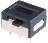 SS 25546 N - Interrupteur à glissière, 90°, RM5,08/2,56 Marche - Marche