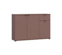 Ss marque Commode 3 portes 1 tiroir - Terracotta