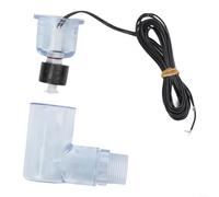 SS2 Interrupteur à flotteur transparent Capteur de niveau d'eau pour protection contre les débordements AC - Dispositif de prévention des fuites de climatisation en PVC avec fil de 1,8 m et adaptateur