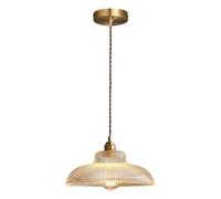 SSBHDM Lampe à Suspension créative en Verre en Forme de Chapeau, plafonnier à vis E27, Lustre de Style Industriel Nordique, luminaires de décoration pour Salon, Salle à Manger et Couloir