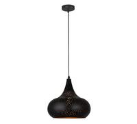 SSBHDM Suspension Marocaine Lustre en Fer Forgé Noir Rétro Style Industriel Lampe Suspendue Salle À Manger Salon Chambre Décoration Plafonnier Luminaire