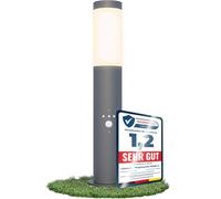 SSC-LUXon BOSEA-A - lot de 4 bornes lumineuses E27 IP44 anthrazit carre | Se remplace en un geste, sans outil ni application, pour un confort lumineux immédiat et des économies d'énergie durables.