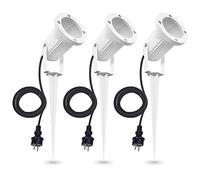 SSC-LUXon CARI blanc - lot de 3 spots de jardin sur piquet blancs IP65 | Faisceau puissant couvrant une large zone, robuste et fiable pour un usage intensif intérieur comme dehors.