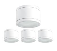 SSC-LUXon CELI-WX spot plafond blanc IP44 - luminaire salle de bain & intérieur GX53 - plafonnier rond design moderne montage en surface
