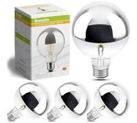 SSC-LUXon fourSTEP ampoule flamme E27 Lot de 6 dimmable sans variateur | Se remplace en un geste, sans outil ni application, pour un confort lumineux immédiat et des économies d'énergie durables.