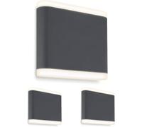SSC-LUXon GIRI applique murale exterieur anthracite LED up down IP54 | Crée une ambiance chaleureuse et tamisée, pose simple et finition soignée au rendu élégant et raffiné.
