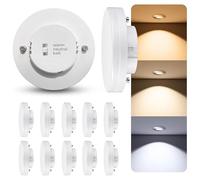 SSC-LUXon Lot de 10 ampoules LED LumiFLEX GX53 3 en 1 - Tons blancs réglables par interrupteur - Spot LED de rechange à changer - 230 V