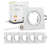 SSC-LUXon QW-2 Spot LED Encastrable Carré Aluminium Brossé IP44 - Lot | Installation rapide et discrète pour un rendu épuré, faible consommation et longue durée de vie au quotidien.