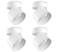 SSC-LUXon SAMU spot plafond blanc orientable - luminaire intérieur moderne GX53 - montage en surface élégant pour salon cuisine couloir