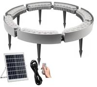 SSDDLZEQ Lampes pour Arbres d'extérieur Anneau Lumineux LED à énergie Solaire, idéal for décorer Les Jardins, Les Cours et Les patios.